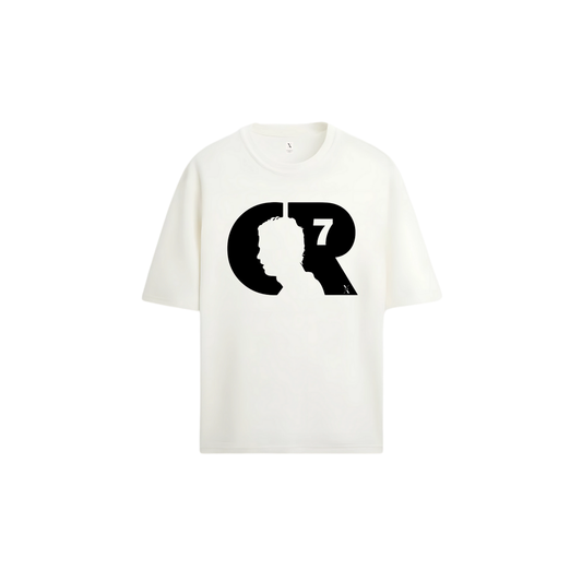 Cristiano Ronaldo CR7 T-Shirt - Oversized Drop Shoulder Football Tee