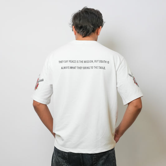 Armor Printed - 240 GSM Drop Shoulder Unisex Tee (Graphic T-Shirt)