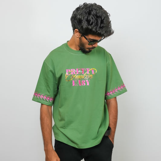 Gray Gothic - 240 GSM Drop Shoulder Unisex Tee (Graphic T-Shirt)