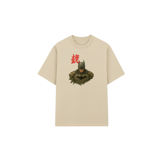 Oversized Japanese Samurai Batman T-Shirt - Drop Shoulder Tee
