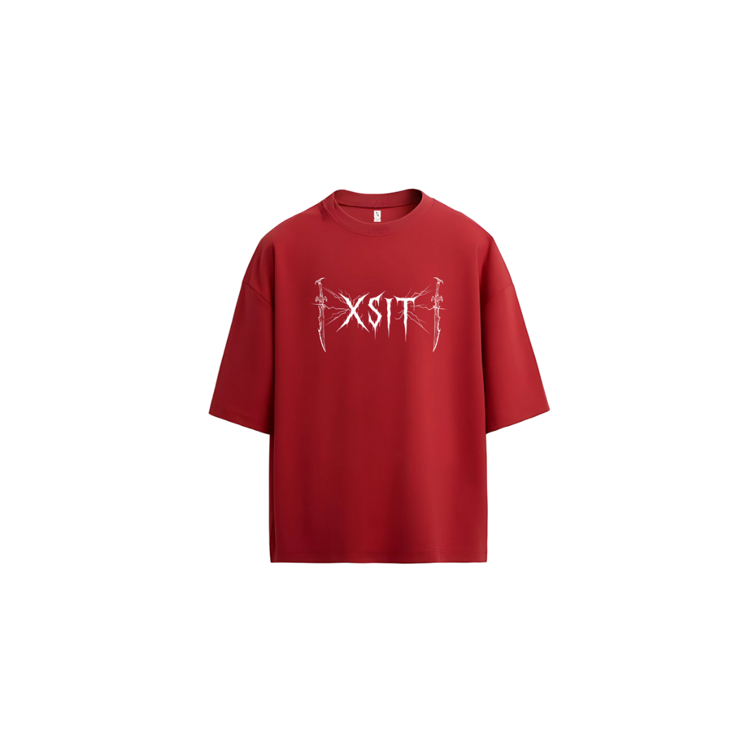 "X SIT" Oversized Tee | Heavyweight Drop Shoulder