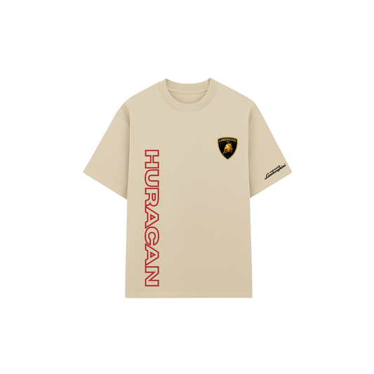 Oversized Drop Shoulder Lamborghini Huracán T-Shirt