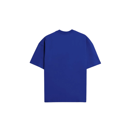Plain Royal Blue Oversized T-Shirt - Drop Shoulder Fit