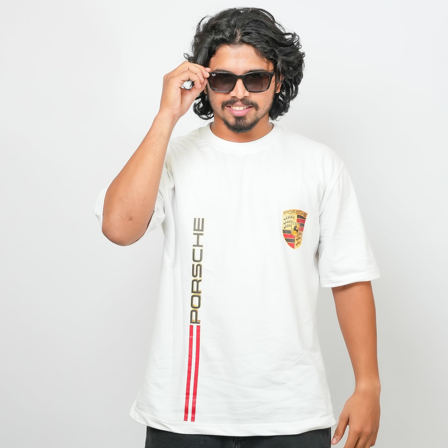 Oversized Porsche 911 - 240 GSM Drop Shoulder Tee