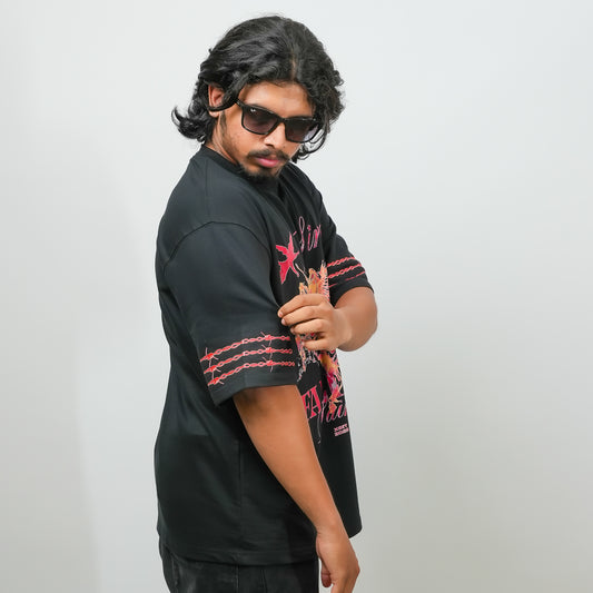 Fallen Angel - 240 GSM Drop Shoulder Unisex Tee (Graphic T-Shirt)