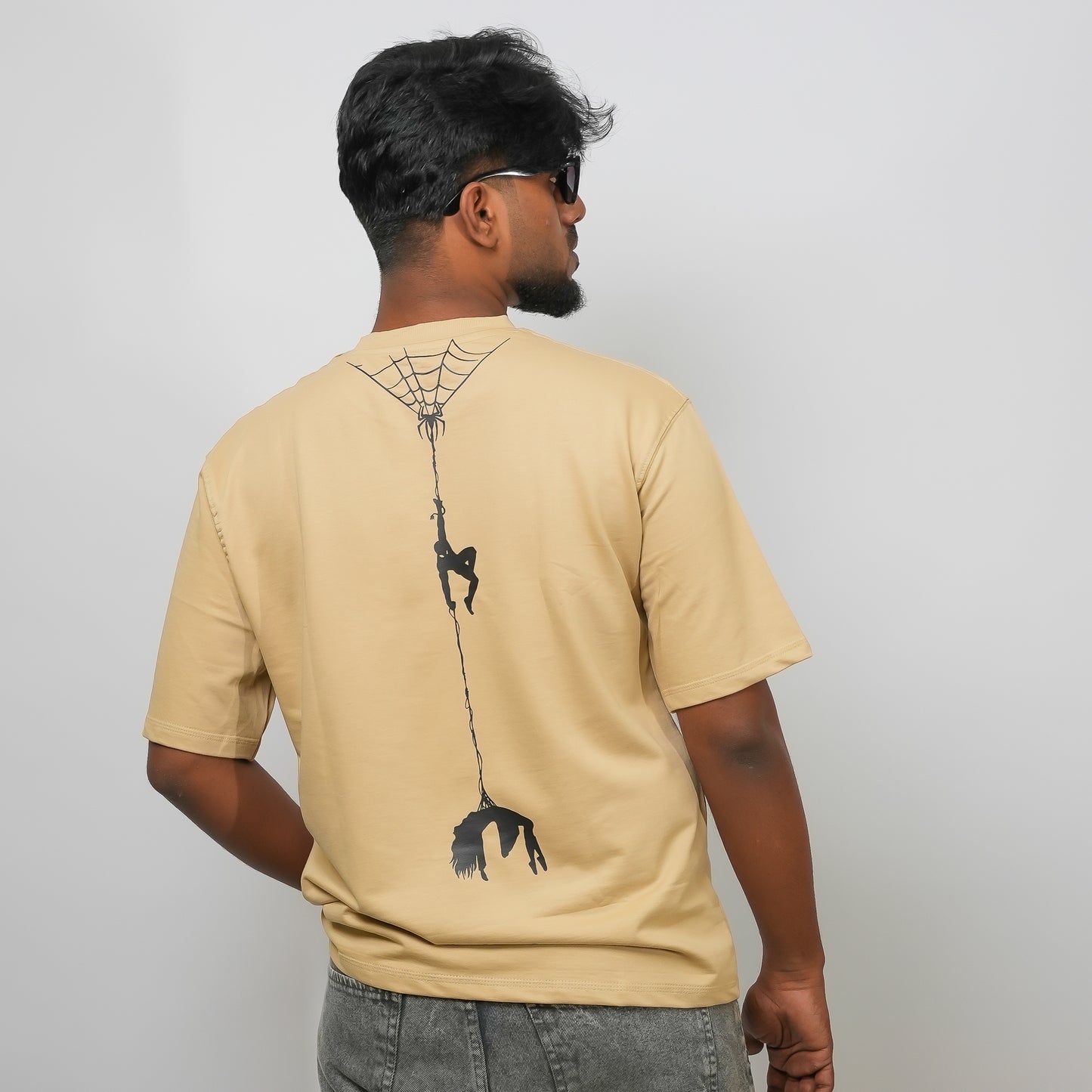 Oversized Spider Man T-shirt - 240 GSM Drop Shoulder Tee