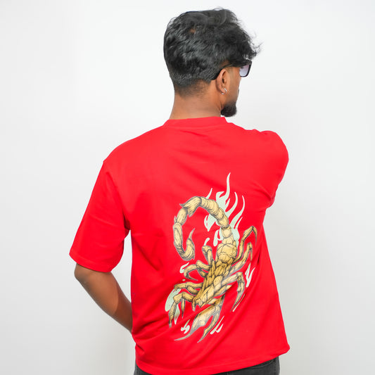 Scorpion Tee - 240 GSM Drop Shoulder Unisex Tee (Graphic T-Shirt)