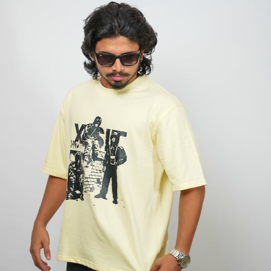 XSIT Urban Crew - 240 GSM Drop Shoulder Unisex Tee (Graphic T-Shirt)