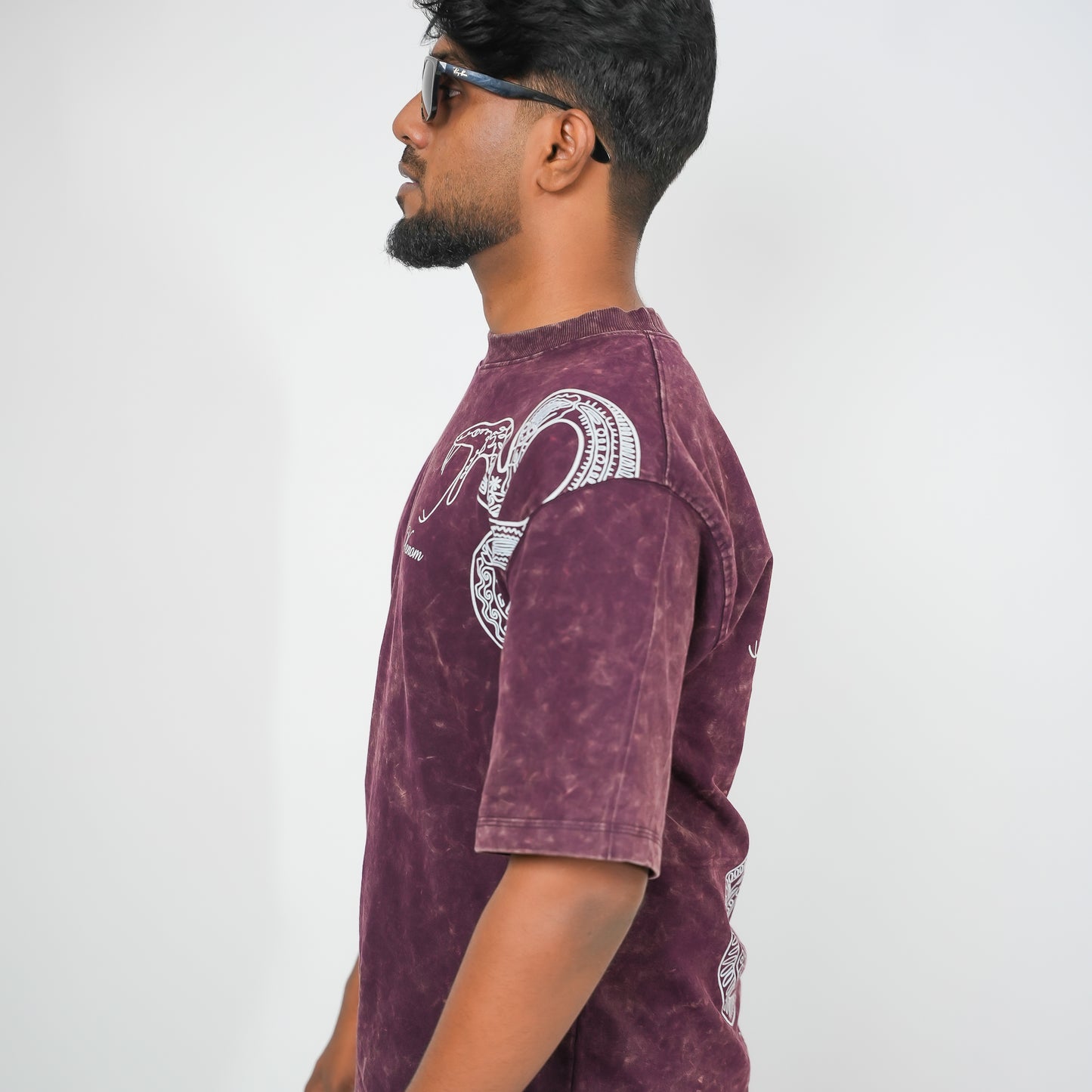 Venom Snake - 240 GSM Drop Shoulder Unisex Tee (Acid Washed)