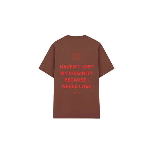 Mocha Brown Typography T-Shirt - Funny Quote Oversized Graphic Tee