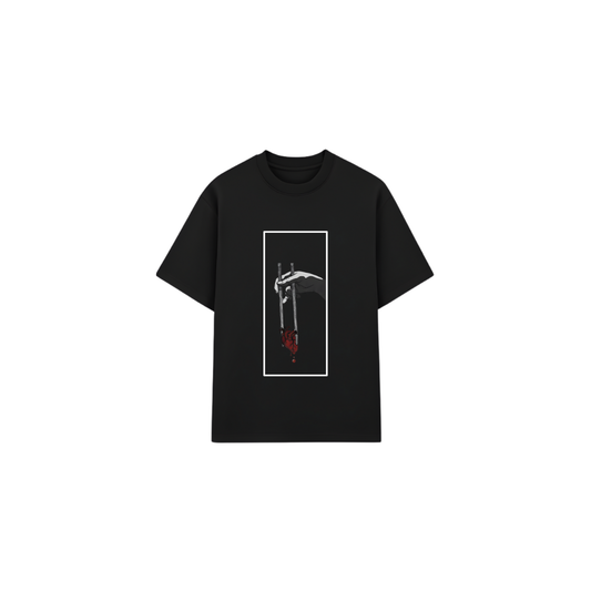 Oversized Drop Shoulder Gothic T-Shirt | Premium Heavyweight Tee