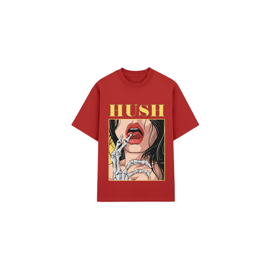 Oversized Drop Shoulder "Hush" T-Shirt | Premium Heavyweight Tee