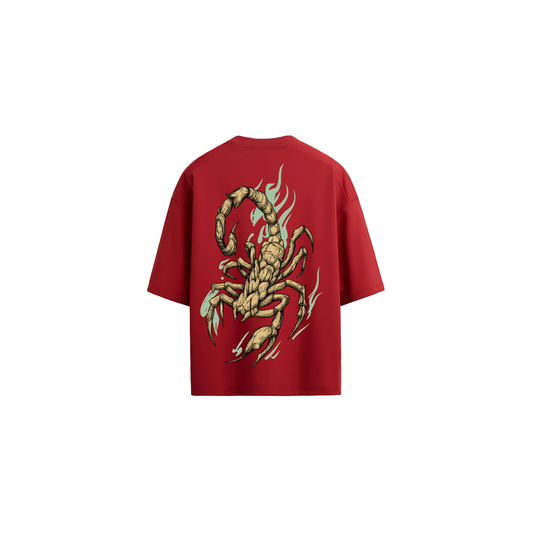 Heavyweight Oversized Scorpion Tee | Luxurious Premium Cotton T-Shirt