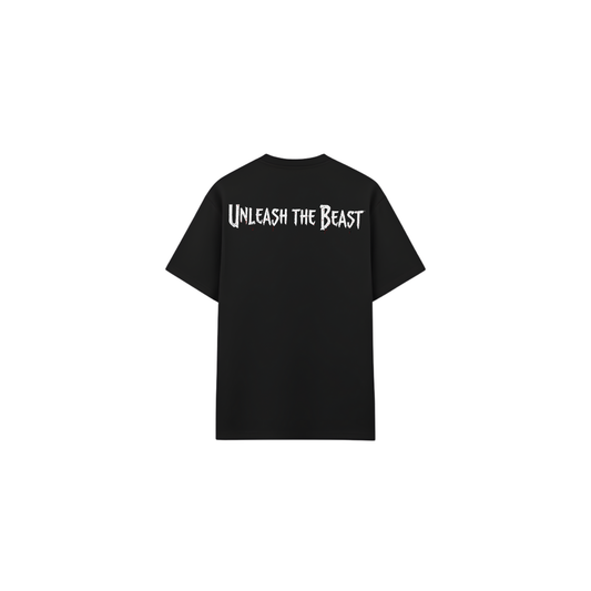Oversized "Unleash The Beast" Heavyweight Drop Shoulder Tee