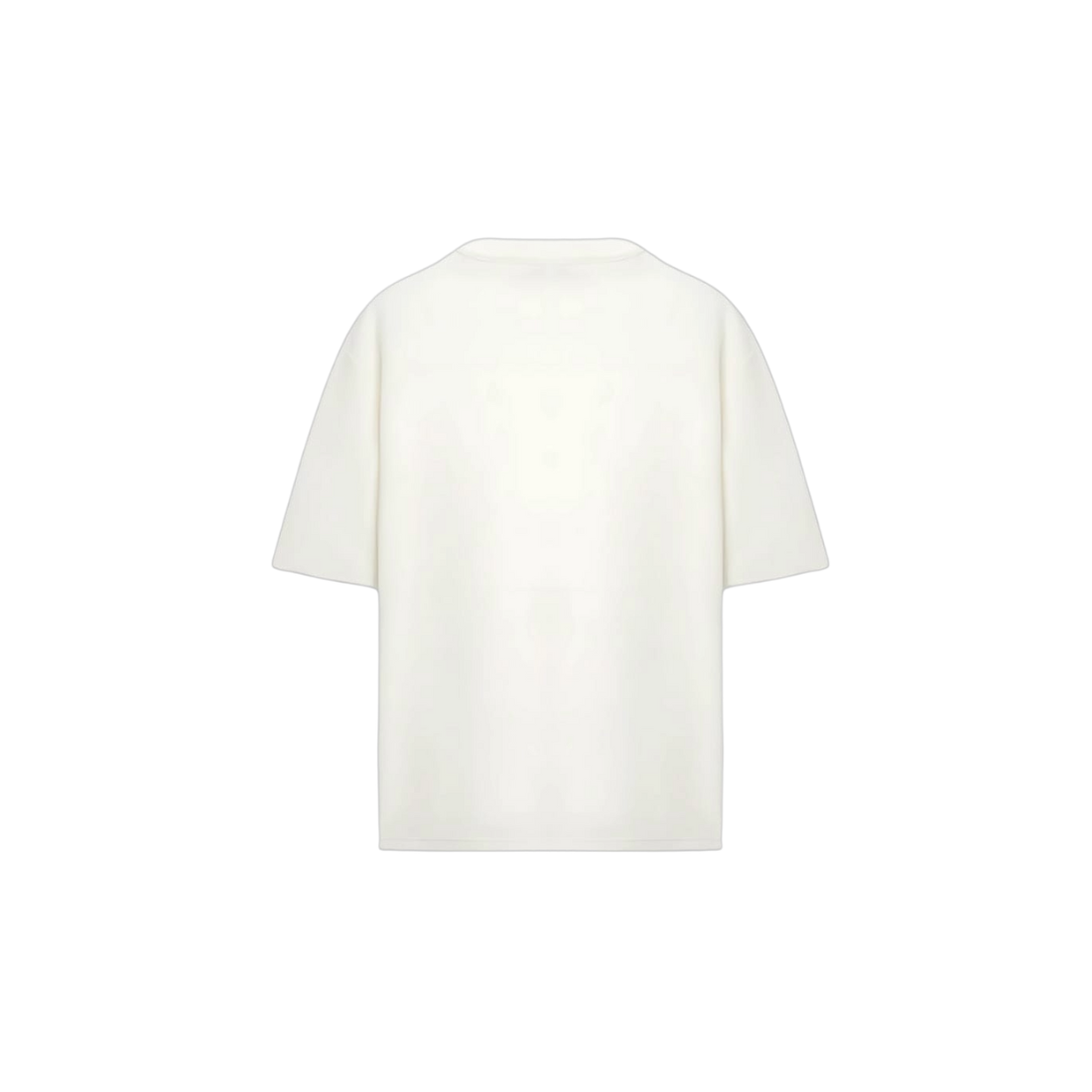 White Oversized T-Shirt - Drop Shoulder Fit