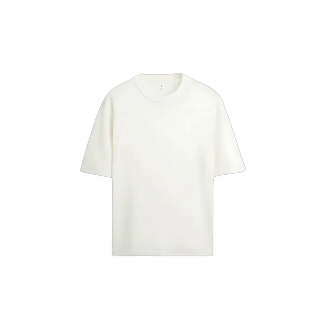 White Oversized T-Shirt - Drop Shoulder Fit