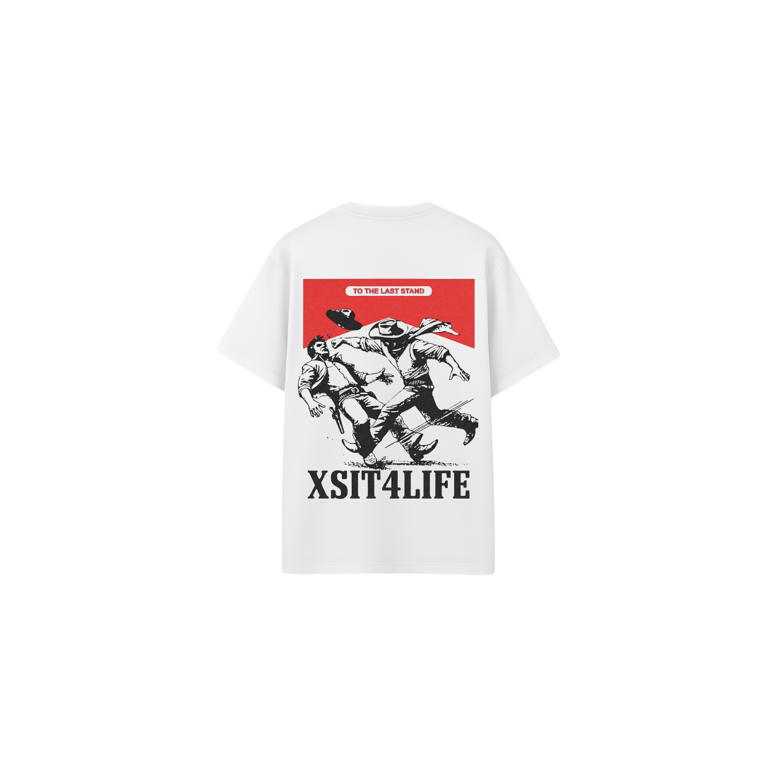 Heavyweight Oversized "XSIT4LIFE" Tee | Durable Premium Cotton