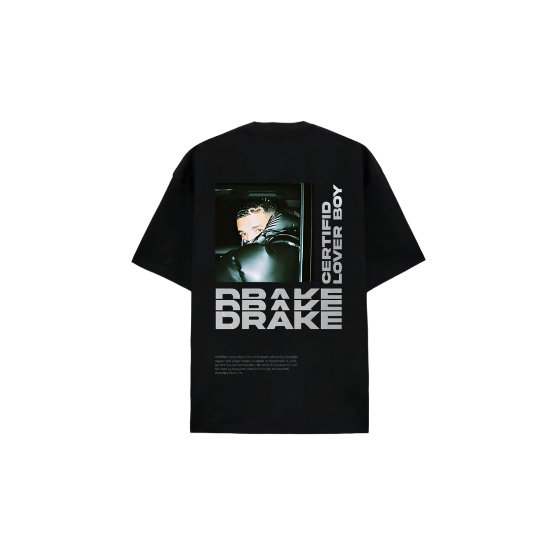 Drake Certified Lover Boy T-Shirt - Oversized Drop Shoulder Tee