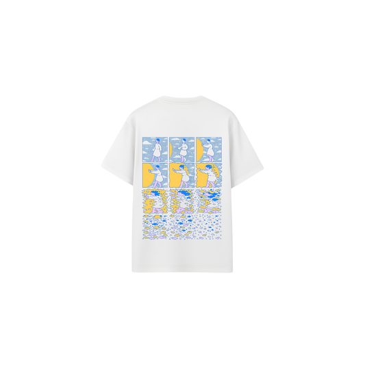 Oversized Drop Shoulder Illusion T-Shirt | Premium Heavyweight Tee