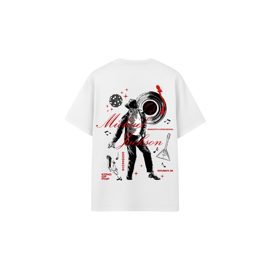 Michael Jackson King of Pop T-Shirt - Oversized Drop Shoulder Tee