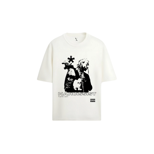Playboi Carti Narcissist T-Shirt - Oversized Drop Shoulder Rap Tee