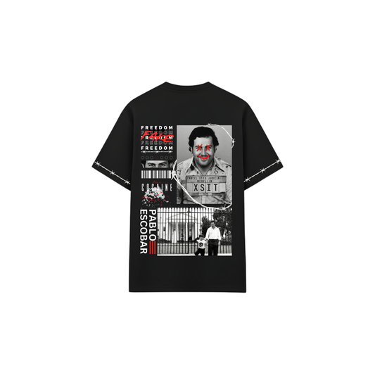 Pablo Escobar Oversized Drop Shoulder T-Shirt -  High Graphic Tee