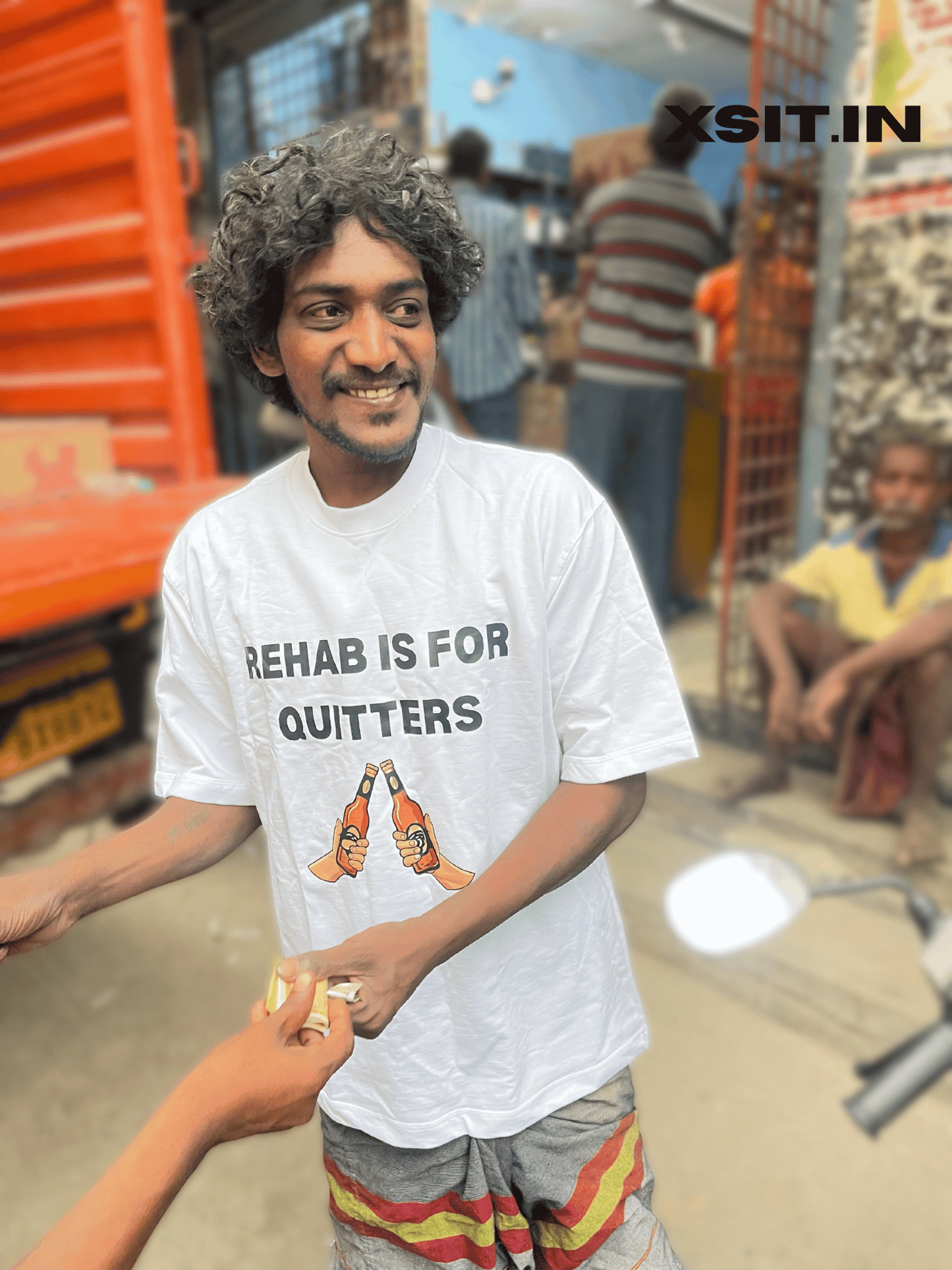 Rehab Tee — Rehab Is For Quitters Oversized T-Shirt