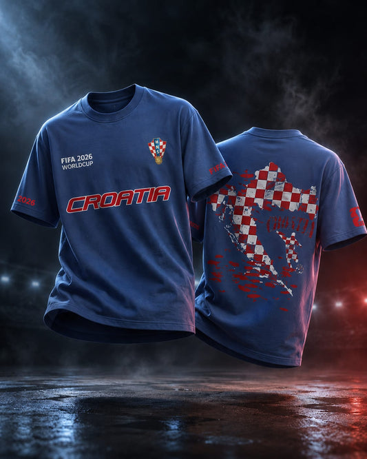 XSIT FIFA World Cup 2026 Edition | Croatia Football T-Shirt