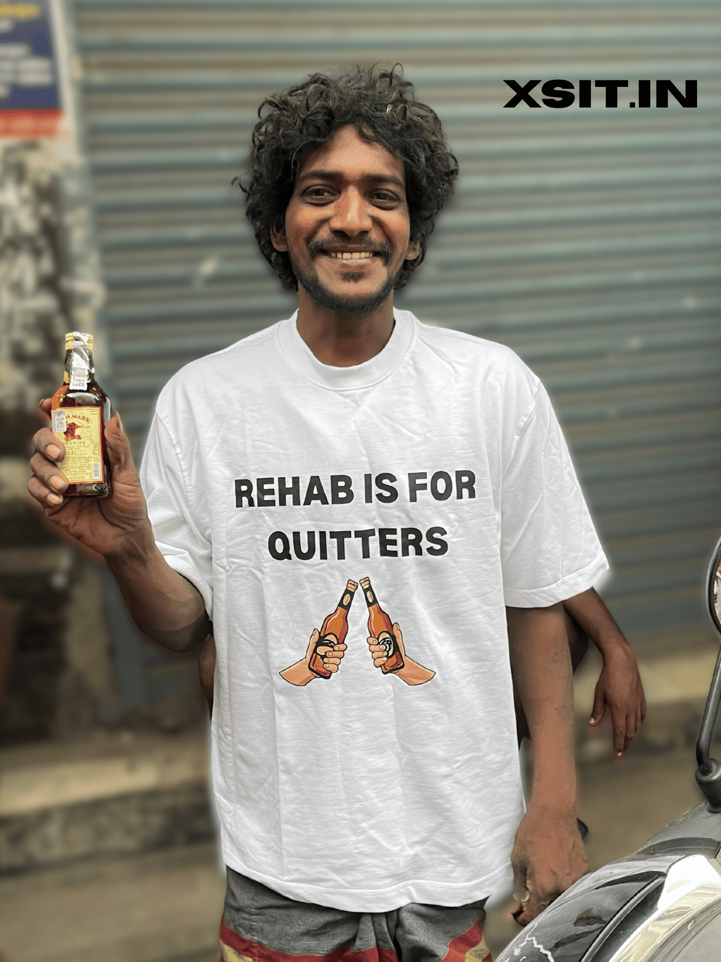 Rehab Tee — Rehab Is For Quitters Oversized T-Shirt