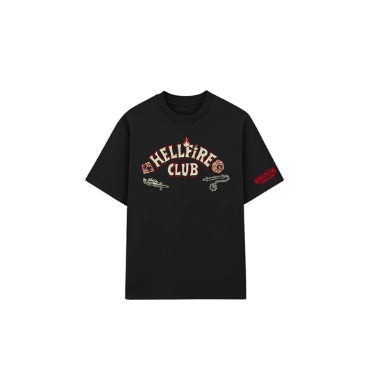 Hellfire Club T-Shirt - Oversized Stranger Things Fandom Tee
